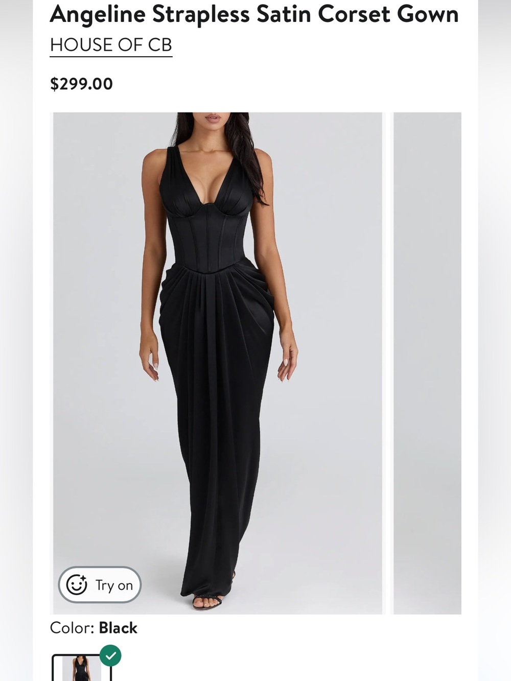 NWT House of cb corset dress